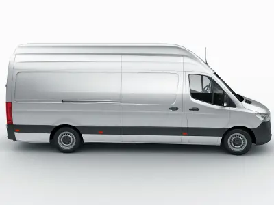 Mercedes Sprinter 2018 long L2H3 L3H2 L3H3 3D model