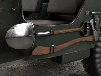 Military Jeep Free 3D model