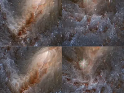 NGC 2336 GALAXY 3D SOFTWARE ANALYSIS 3D print model