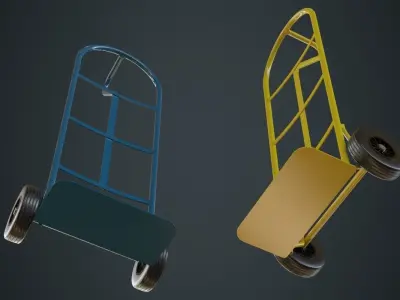 Hand Truck 5A Low-poly 3D model