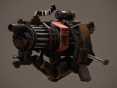 Stylized Weapon  Low-poly 3D model