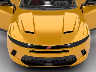 Dodge Hornet 2023 HQ 3d model 3D model