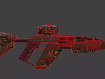 XR 15 ASSAULT RIFLE 3D model