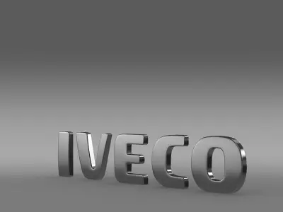iveco logo 3D model by Sergey
