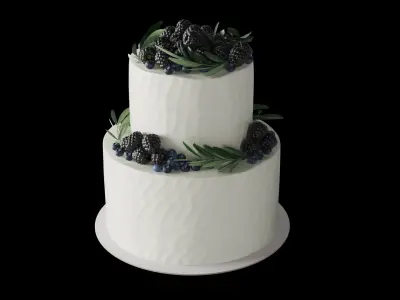 Wedding Cake 02 3D model