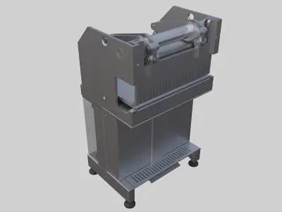 Pneumatic bending machine 3D model