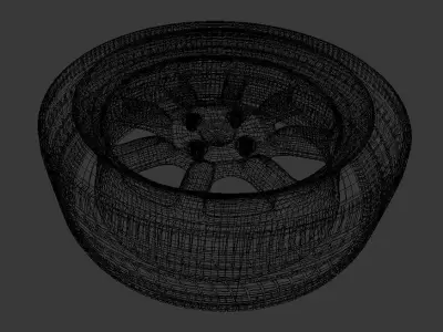 Car Wheel 3D model by vlad-cius