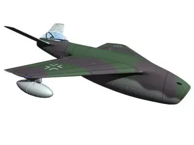 Messerschmitt P1106 3D model