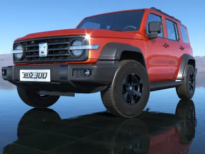 2021 GWM WEY TANK 300 3D model