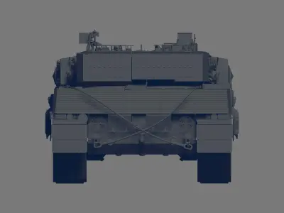 Leopard 2 PL 3D model