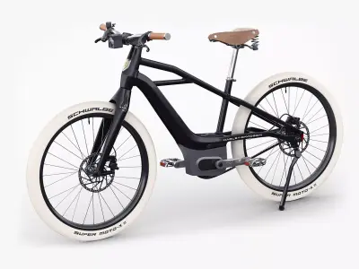 Vintage electric bicycle Serial 1 MOSH TRIBUTE 3D model