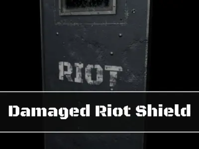 Balistic Police Shields 3D Model Pack