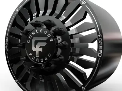 corleone front rizzuto dually wheel  3D print model
