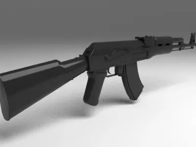 AK-47 Assault Rifle Free 3D model