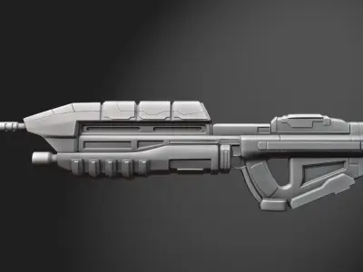 MA5B Assault Rifle 3D model