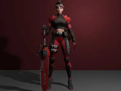 Rikka  3D model