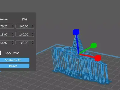 Single phase electric pole high 1-120 resin 3D print model