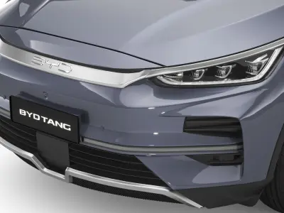 2024 BYD Tang EV With Interior 3D model purchase