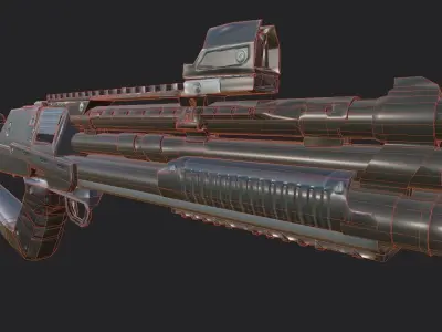 Laser 3d gun 3D model