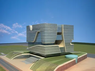 Museum 2 3D model by psrl2023