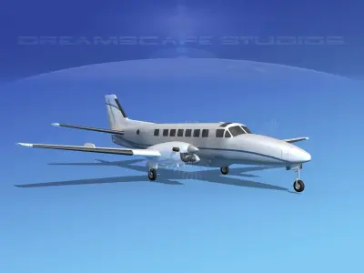 Beechcraft B99 Corporate 5 3D model