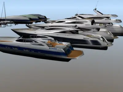 boats_LW 3D model