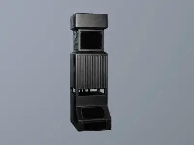 Sci-Fi Asset Low-poly 3D model get