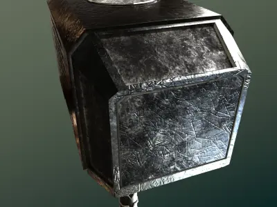 Thor Hammer Mjoelnir 3D model