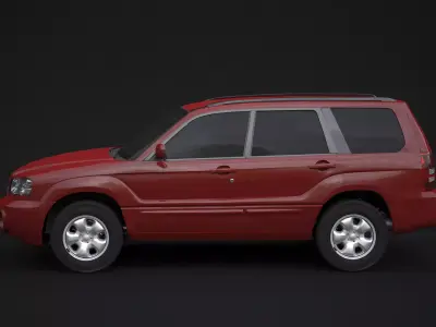 Subaru Forester 2004 3D model