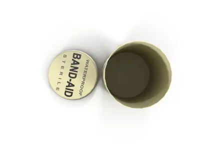 First aids kit 3 Low-poly 3D model