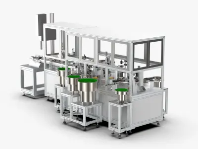 Automatic Toilet Lid Damper Body Assembly 3D model