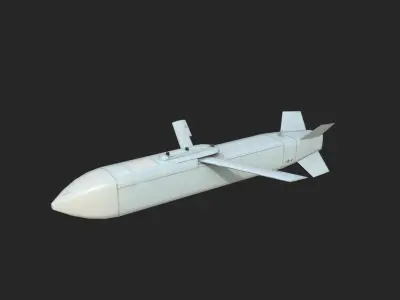 TL-500 GB-6 TL500 GB6 JSOW Glider bomb Low-poly 3D model