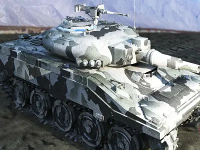 M-551 Sheridan obj 3D model