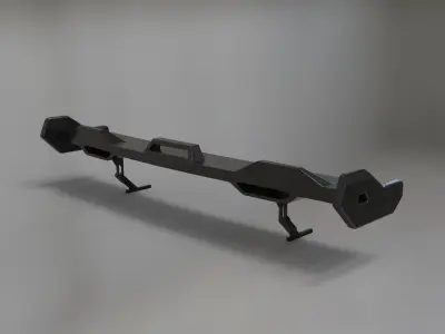 spoiler bm 2 sport  part auto tuning 3D model