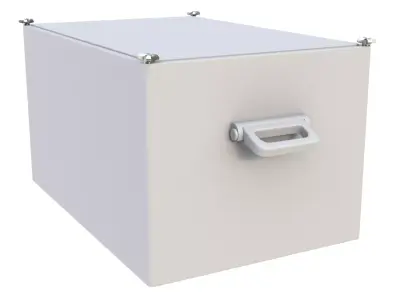Plastic container 03 3D model
