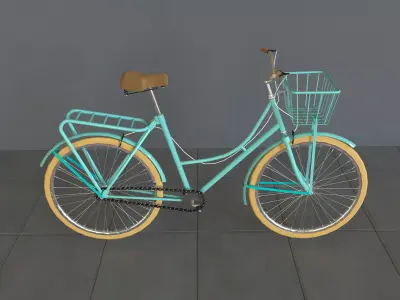 Classic Bike 3D model