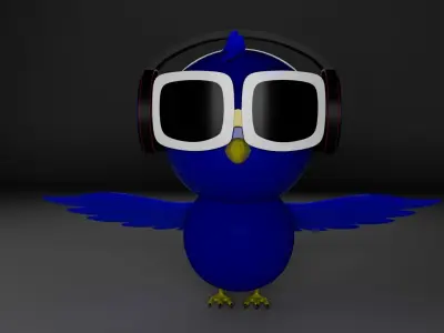 Bird model Free 3D model