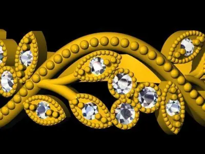 Antique Ring 3dm file 3D print model