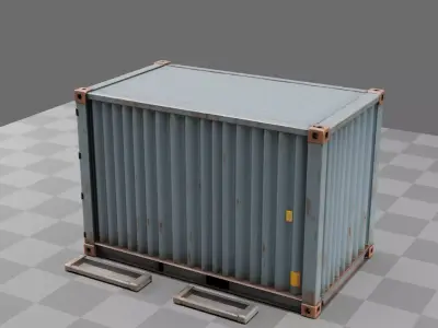 Modular Shipping Container 3D model