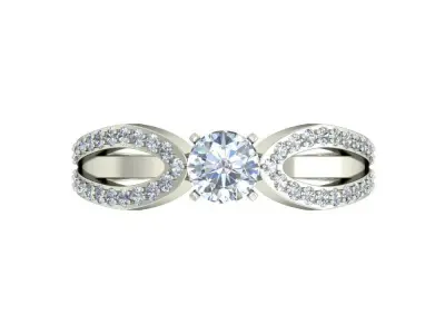 Wedding Ring  3D print model 157