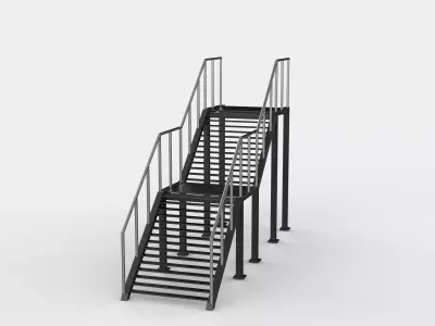 staircase 3D model purchase