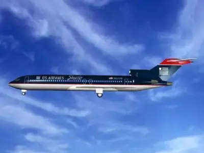 US  AIRWAYS 727 - 200 3D model
