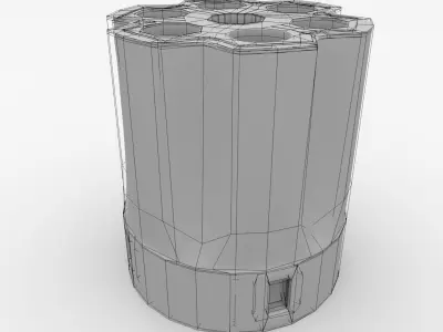 Gun Cylinder 3D model