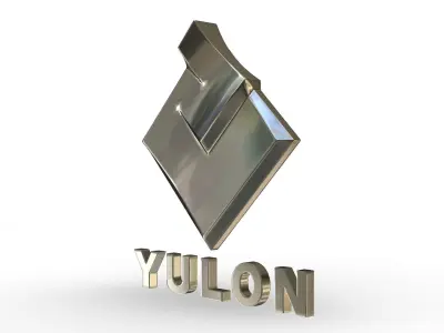 Yulon logo 3D model