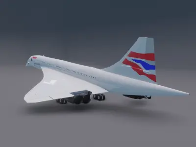 Concorde 3D model
