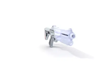 Futuristic Laser Rifle model pack Low-poly 3D model