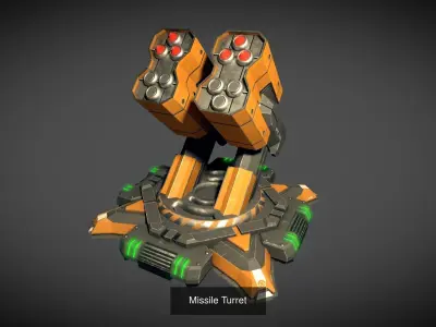Sci Fi Military Defense Turrets Pack purchase