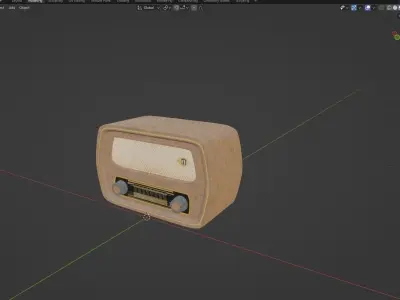 CLASSIC RADIO 3D model