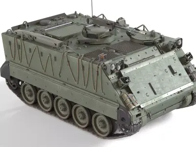 APC M113A3 Low-poly 3D model