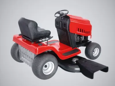 Lawn Mover Low-poly 3D model